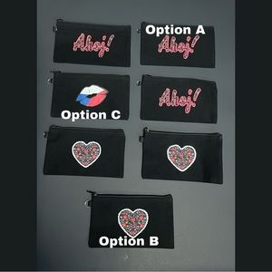 Cosmetic Bag / Small Zip Wallet
